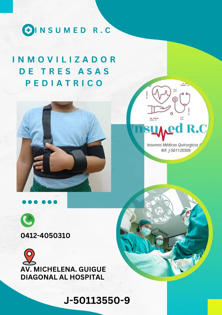 Inmobilizador 3 asas pediatrico